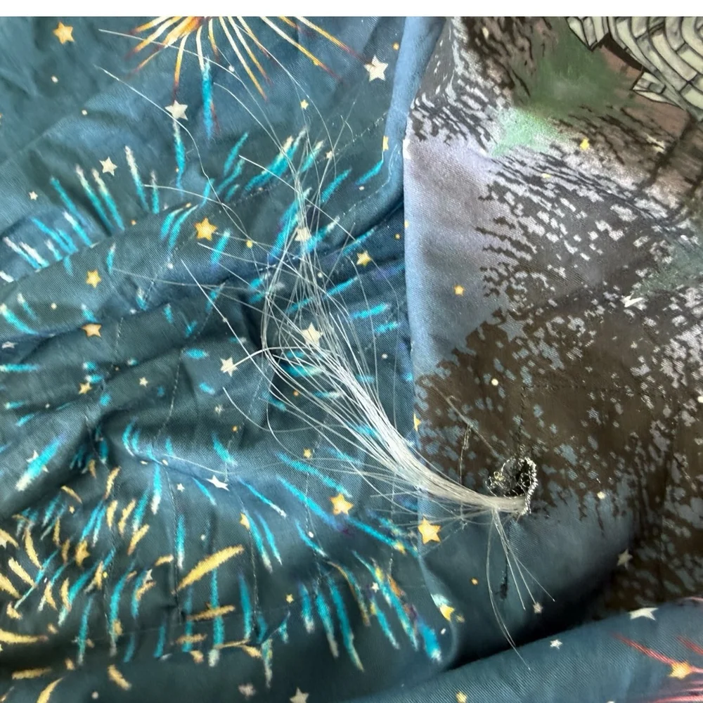 Unique Vintage Disney Fireworks Castle 1950s Full Skirt 2X Rare NWT - Picture 12 of 16